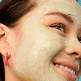 Teen using Kinside skincare