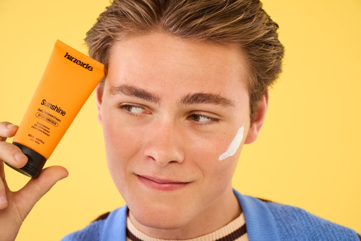Teen using Kinside skincare