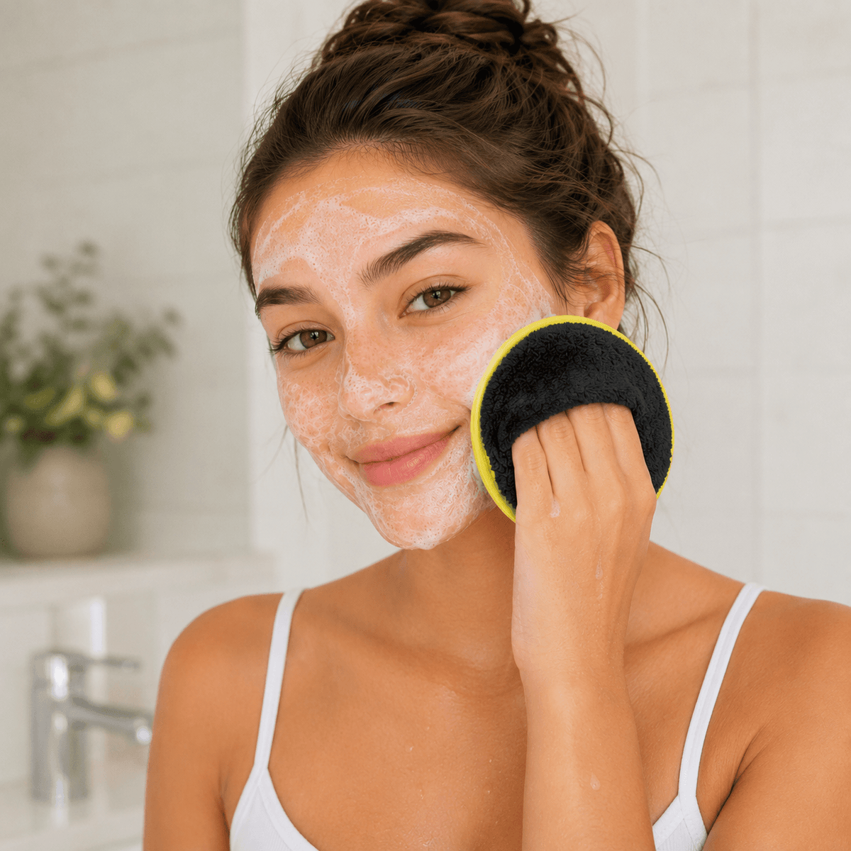 Skincare routine step — Cleanse