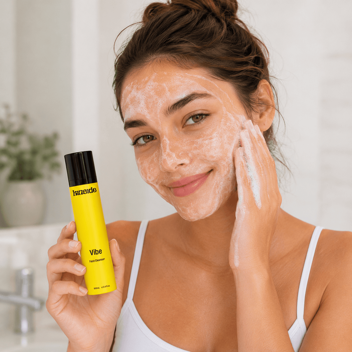 Skincare routine step — Cleanse