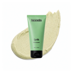 Earth Exfoliating Mask tube on a coloured background