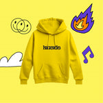 yellow hoodie