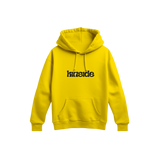 vibrant yellow hoodie