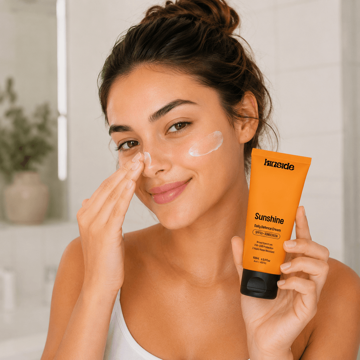 Skincare routine step — Protect with SPF