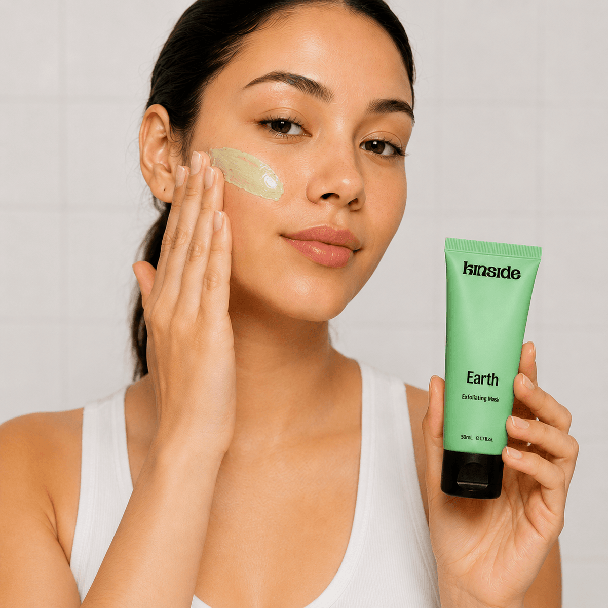 Step 1 of the Earth Exfoliating Mask routine