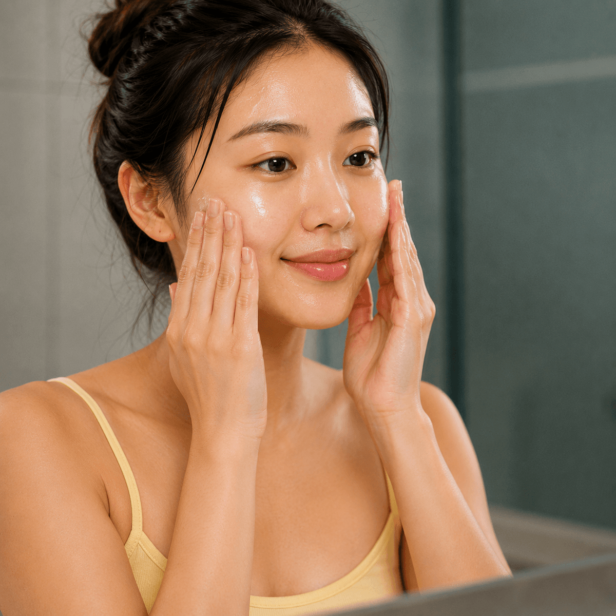 Step 3 of the Vibe Face Cleanser routine